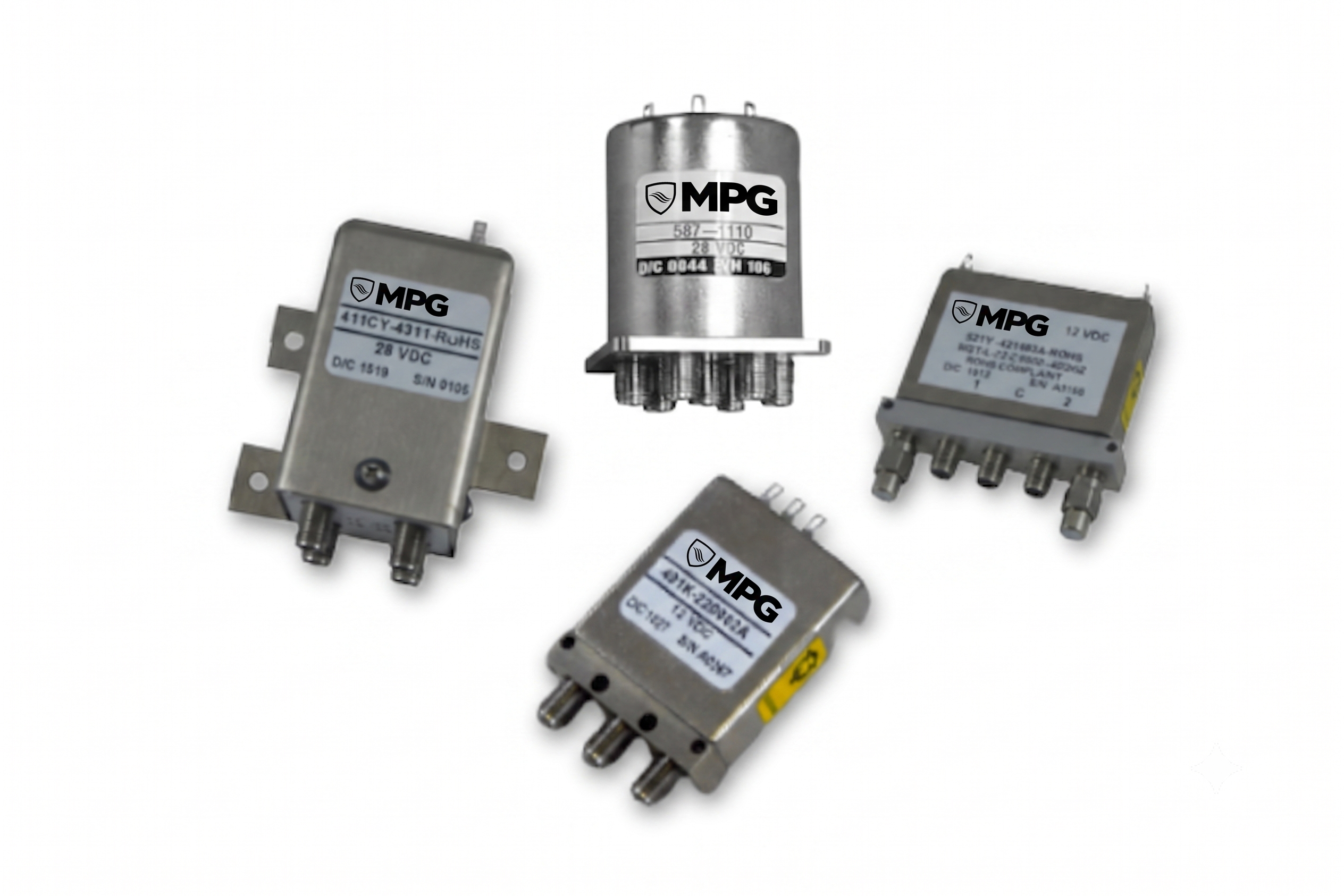 Various Diw-Key Single Pole Double Throw Coaxial Switches