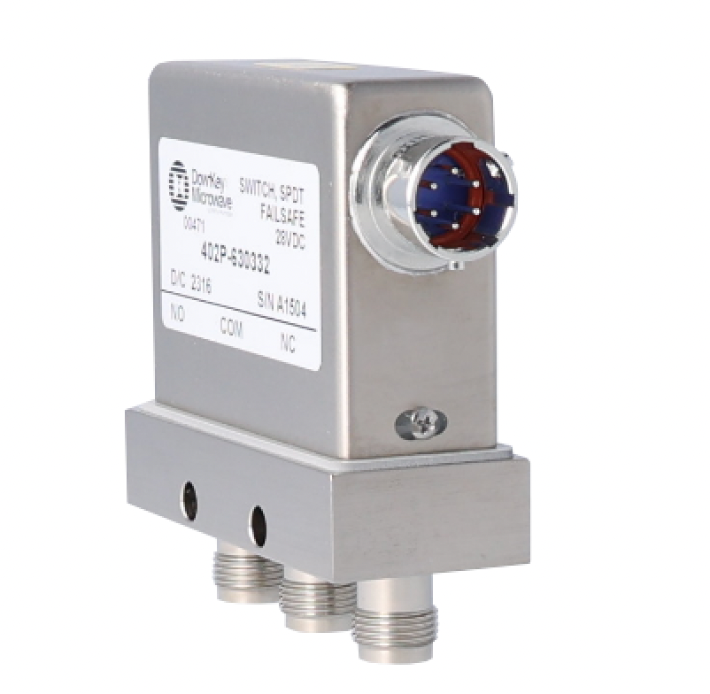 A 402 Series SPDT High Power Coaxial Switch